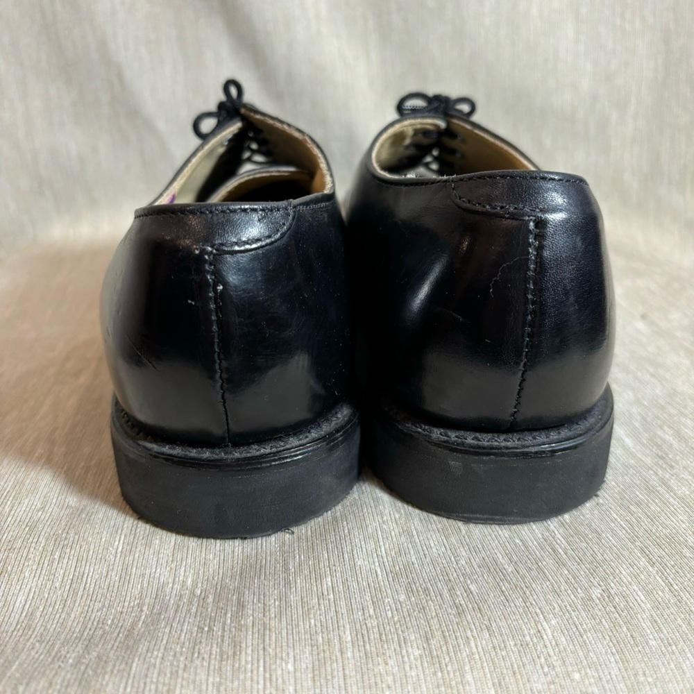 BOULET Sz 9.5 Lace Up Vibram Sole Brogues Oxford Leather Military Academia Shoes - Picture 7 of 12